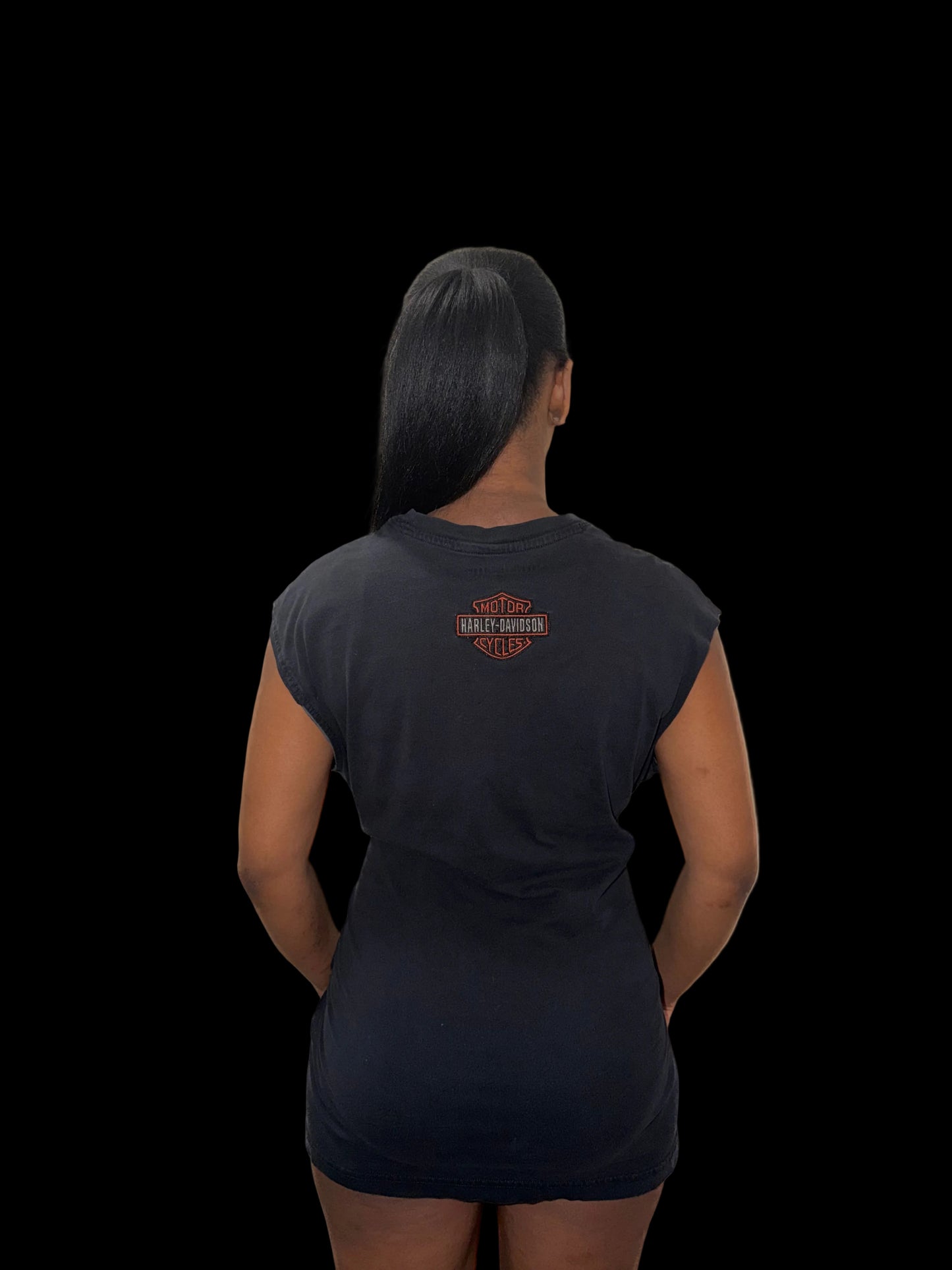 1of1 Tie Front Harley Tee