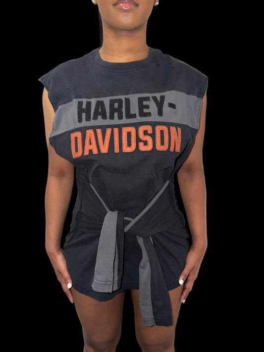 1of1 Tie Front Harley Tee